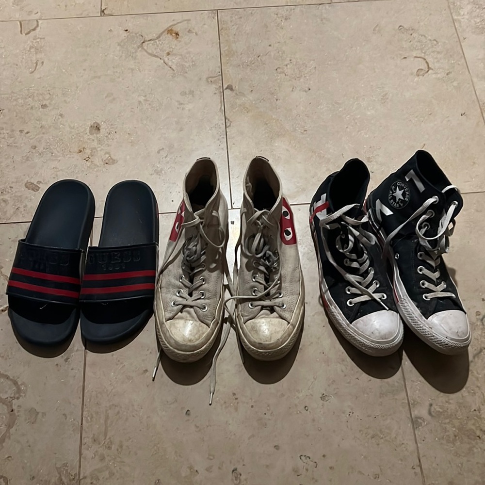 3 pairs of shoes all size 9